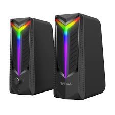 Caixa de Som Gamer Targa Alpha X com Iluminação RGB,