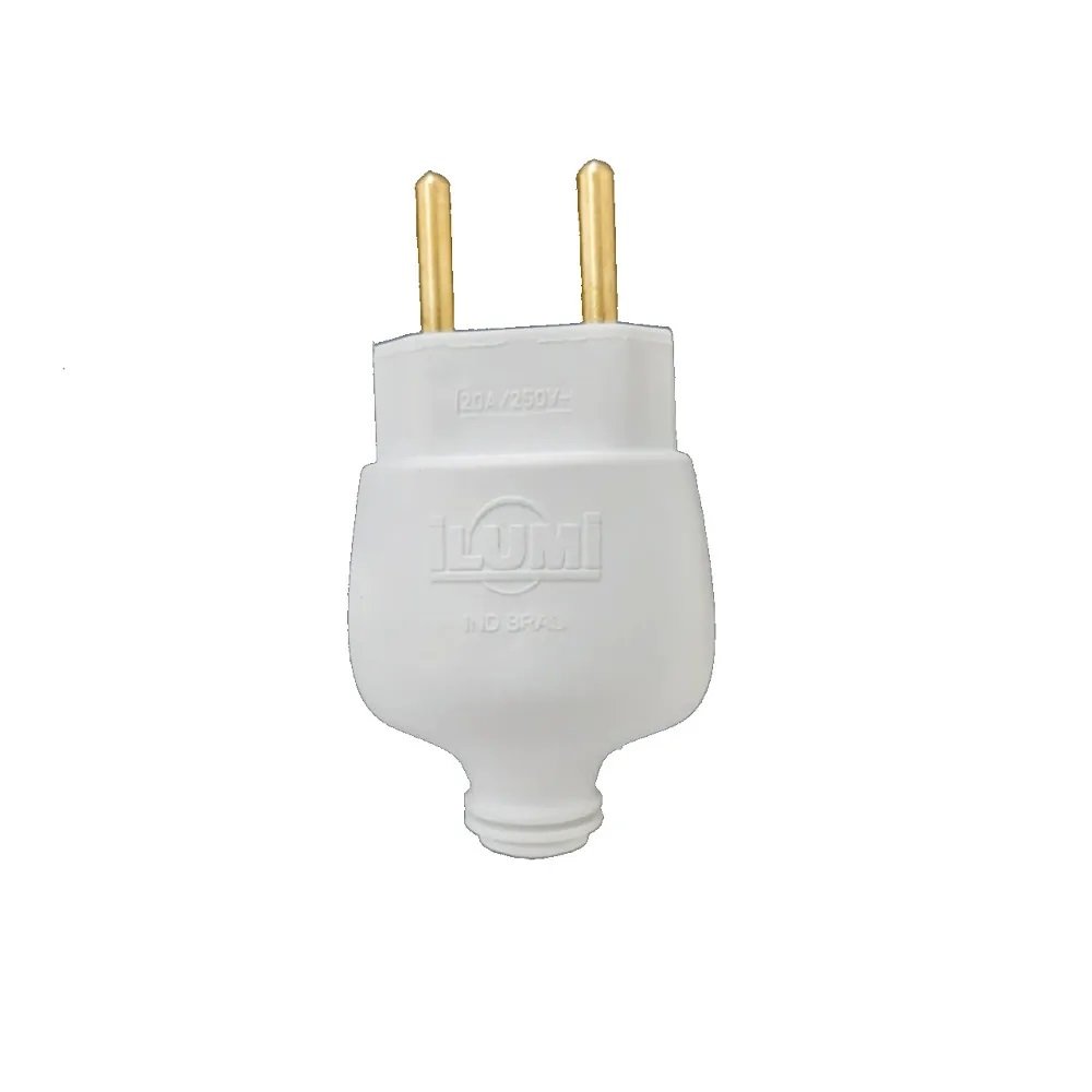 Plug Tomada Macho Ilumi 2P 20A