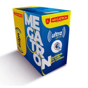Cabo Ultra CFTV 4P x24AWG CCA – Caixa com 300m Azul – MEGATRON 2772