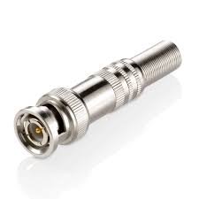 Conector BNC Mola Parafuso 4mm FCBNC04