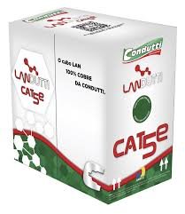 Cabo de Rede Condutti Landutti CAT5e CMX 100MHz Preto (CX0305M)