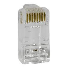 Conector RJ45 CAT6 Passante (EZ Crimp) Unidade (FCRJ45EZN)