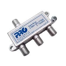 Divisor de Sinal CATV 1:3 (3 Saídas) de 5-1000MHz com 130dB de Blindagem Solder Back e Passagem DC (PQDV-1023B)