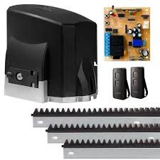 Conjunto Automatizador Garen KDZ 1/3 HP Fit Connect 220V com 2 Controles (2TX) e 2 Barras de Cremalheira Light (2BCL)