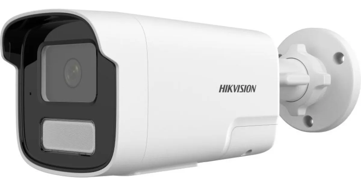 Câmera IP Bullet Hikvision DS-2CD1T23G2-LIUF/SL (4mm) Full HD com Smart Hybrid Light e Áudio Bidirecional