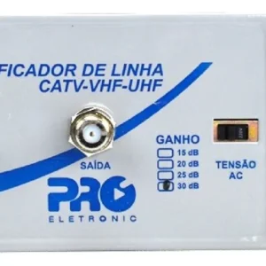 Amplificador de Linha para Distribuição de Sinais de Televisão