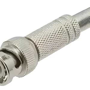 Conector BNC Macho com Mola e Parafuso