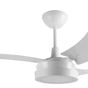 Ventilador Buzios Max Led 110/127v 3p Clm At Branco 130w