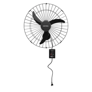 Ventilador de Parede Ventisol Max Control 60cm Preto Bivolt
